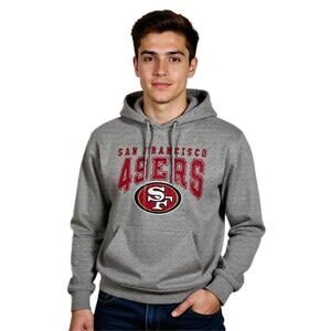 Youth San Francisco 49ers Gray Hoodie Sweater OutterStuff Sz M Outdoor Football